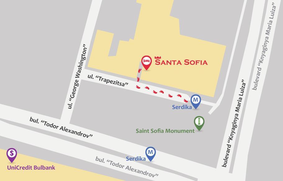 Готель Santa Софія Екстер'єр фото